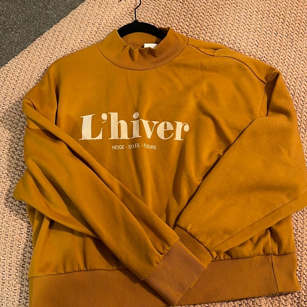 Yellow H&M sweater